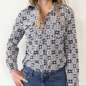 KIM ROGERS Petite button down shirt